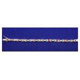 Red Gemstone 925 Tennis Bracelet