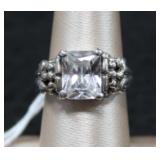 Striking Silpada Uptown CZ 925 Ring