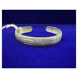 "WOHELO" CAMP FIRE GIRLS STERLING SILVER CUFF