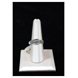 Sterling Designer NV Braided Bet Buckle Ring