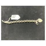 TIFFANY & CO. STERLING SILVER HEART CHARM