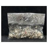 50 Sterling Silver Rings Various Sizes - Weighs