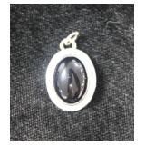 Sterling Silver Black Onyx Pendant