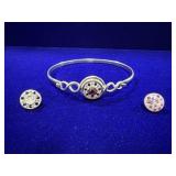 "SPLASH JEWELRY" STERLING SILVER BANGLE STYLE