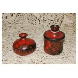 2 SMALL PIGEON FORGE POTTERY PIECES