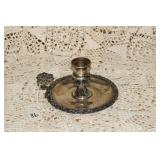 SILVER PLATE CHAMBERSTICK