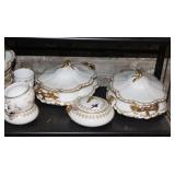 HAVILAND FRANCE CHINA LIMOGE 13 DIN PLATES