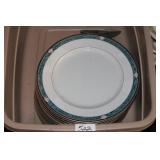 SET OF 12 GORHAM EDGEMONT GOLD DINNER PLATES