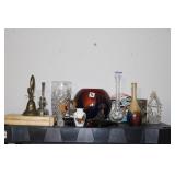 MASK, VASES, FIGURINES, BELLS ETC