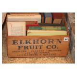 BOX OF ANTIQUE BOOKS INCLUDES MY MUSICAL LIFE