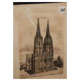 FRAMED ART FEATURES EUROPEAN CATHEDRALS