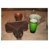 GLASS METAL AND WOOD Dï¿½COR (CASED GLASS)