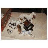 JAPANESE PORCELAIN DOGS AND PUPPIES