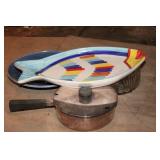 CERAMIC, GLASS, ART POTTERY, METAL Dï¿½COR