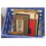 VARIETY OF VINAGE FRAMED ART