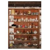 ONE ENTIRE BOOKCASE OF HOME Dï¿½COR