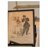 CRATE OF OLD EUROPEAN FRAMED ART