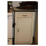 36"H METAL CABINET WITH DRAWER AND DOOR