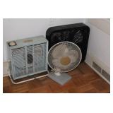 3 FREE STANDING VINTAGE ROOM FANS