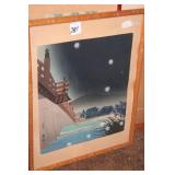 COLLECTION OF ASIAN INPSIRED FRAMED ART