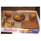 VARIETY OF BRASS Dï¿½COR ITEMS
