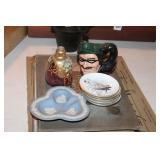 COLLECTIBLE CERAMICS AND GLASS LOT