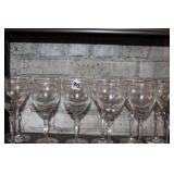 12 LONG STEM LENOX WITH PLATINUM RIM