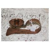 HAND WROUGHT COPPER CANDLESTICK HOLDER