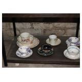 MIX AND MATCH SETS OF TEACUPS