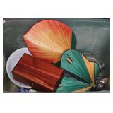 VINTAGE HOME Dï¿½COR BRASS, WOOD, CERAMIC