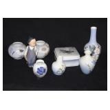 COLLECTION OF ROYAL COPENHAGEN FIGURINES ETC