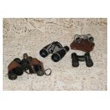 OPRA GLASSES, 3 PAIR BINOCULARS