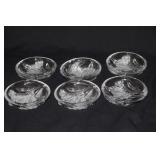 6 MIKASA CANDY OR TRINKET DISHES