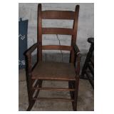 LADDER BACK ROCKING CHAIR