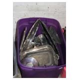 SILVER PLATE SERVING ITEMS