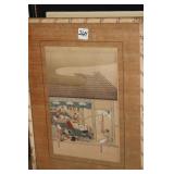 EIGHT FRAMED ASIAN INSPIRED FRAMED PRINTS