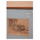 ASSORTED EUROPEAN INSPIRED FRAMTED ART