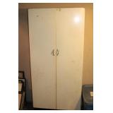 TWO DOOR METAL CABINET 63H 30W 11D