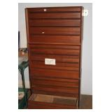 3-PIECE WOOD CHEST WITH SOME NICE MATTED ART