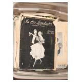 HALF BIN OF VINTAGE SHEET MUSIC