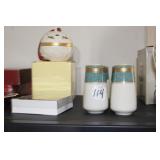 CRUET, SALT & PEPPERS, NAPKIN RINGS ETC