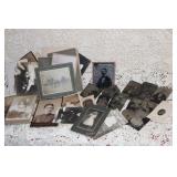 14 TIN TYPE & MANY BLACK & WHITE PHOTOS