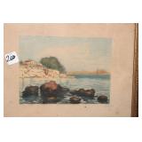 SOME REALLY OLD FRAMED ART INCLUDES WATERCOLORS