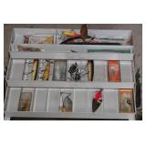TACKLE BOX WITH BAITS AND MORE