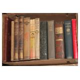 BOX OF BOOKS SEE PHOTO FOR TITLES