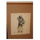 MORE ASSORTED FRAMED ART AND WOOD BLACK PRINTS