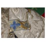 A SLEW OF CLERGY STOLES AND ALTAR DRESSINGS