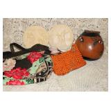 PURSES, WALL PLAQUES & MORE