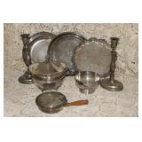 SELECTION OF SILVER PLATE ITEMS