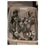 SILVER PLATE VESSELS CANDLES AND MORE